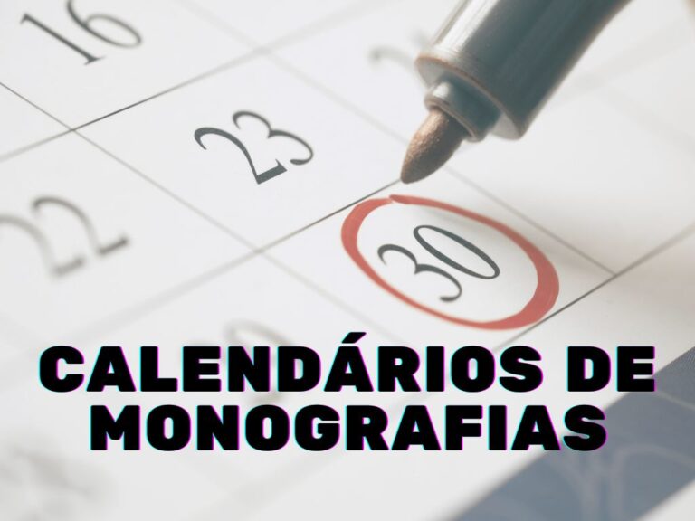 CALENDÁRIOS DE MONOGRAFIAS 2025